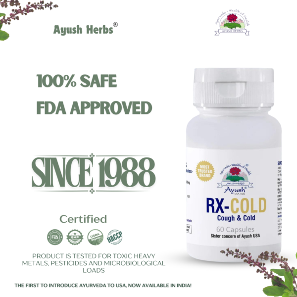 Rx Cold (Tulsi) Capsules – For Respiratory Support