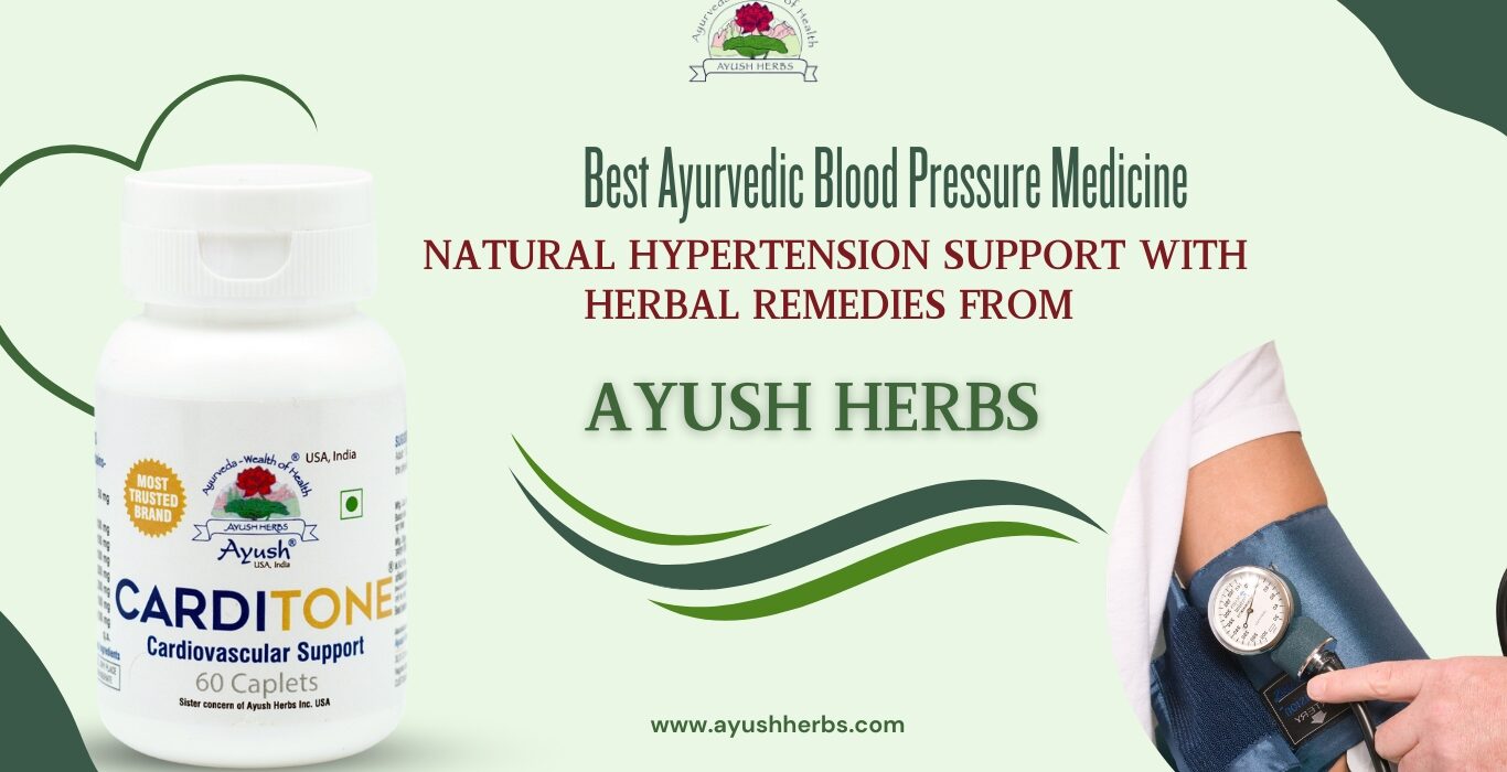 Best Ayurvedic Blood Pressure Medicine | Natural Hypertension Support with Herbal Remedies from Ayush Herbs