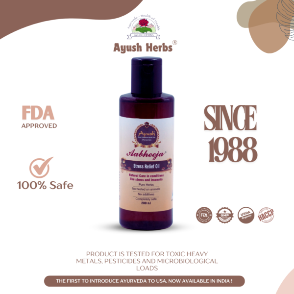 Aabheeja – Stress Support Oil (200 ml)