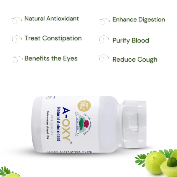 A-oxy (Amla) Capsules – Natural Anti Oxidant