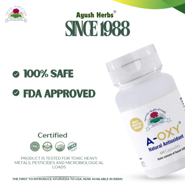 A-oxy (Amla) Capsules – Natural Anti Oxidant