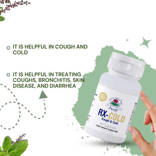 Rx Cold (Tulsi) Capsules – Cough Cold Remedy - Image 3